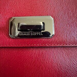 Red Fine Leather Purse